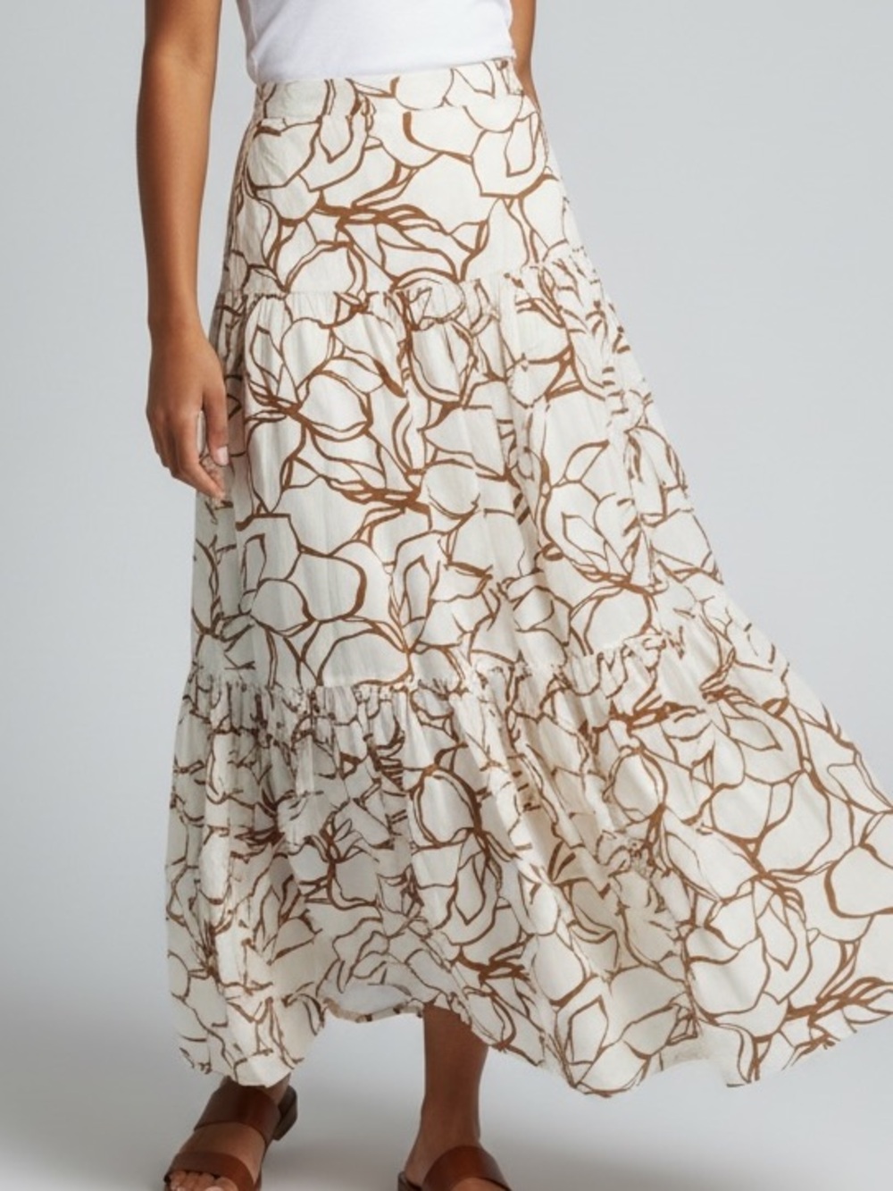 Showpo floral maxi skirt 2